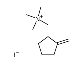 trimethyl((2-methylenecyclopentyl)methyl)ammonium iodide Structure