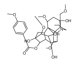 14-Anisoylaconine结构式