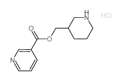 3-Piperidinylmethyl nicotinate hydrochloride Structure