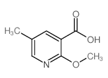 2-Methoxy-5-methylnicotinic acid Structure