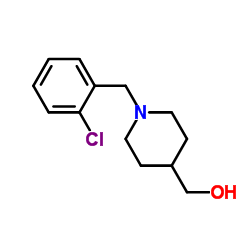 [1-(2-Chlorobenzyl)-4-piperidinyl]methanol Structure