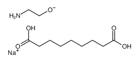 sodium,2-aminoethanolate,nonanedioic acid Structure