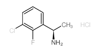 (R)-1-(3-Chloro-2-fluorophenyl)ethanamine hydrochloride Structure
