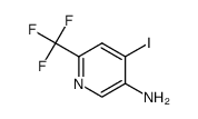 4-iodo-6-trifluoromethylpyridin-3-ylamine structure