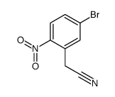 (5-Bromo-2-nitrophenyl)acetonitrile结构式