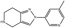 2-(5-Methyl-pyridin-3-yl)-4,5,6,7-tetrahydro-2H-pyrazolo[4,3-c]pyridine Structure