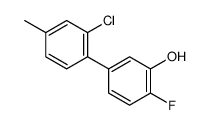 5-(2-chloro-4-methylphenyl)-2-fluorophenol Structure