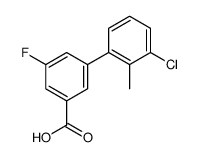 3-(3-chloro-2-methylphenyl)-5-fluorobenzoic acid结构式