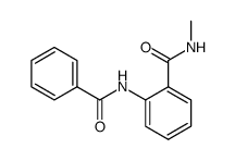 2-(benzoylamino)-N-methylbenzamide结构式