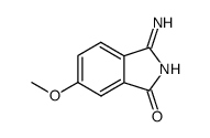 3-imino-6-methoxy-isoindolin-1-one Structure