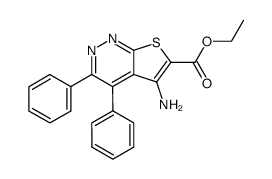 ethyl 5-amino-3,4-diphenylthieno[2,3-c]pyridazine-6-carbohydrazide Structure