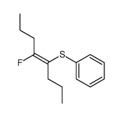 (E)-4-fluoro-5-(phenylthio)oct-4-ene结构式