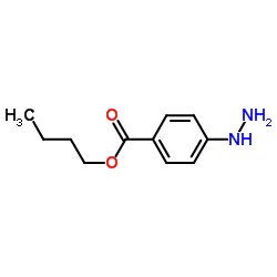 Benzoic acid, 4-hydrazino-, butyl ester (9CI) structure