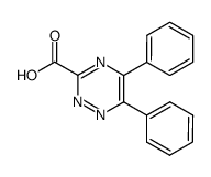 5,6-diphenyl-[1,2,4]triazine-3-carboxylic acid结构式