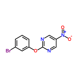 2-(3-Bromophenoxy)-5-nitropyrimidine structure