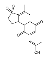 N-(4-methyl-3,3,6,9-tetraoxo-1,2,5,5a,9a,9b-hexahydrobenzo[e][1]benzothiol-8-yl)acetamide结构式