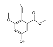 methyl 3-cyano-2-methoxy-6-oxo-1H-pyridine-4-carboxylate结构式