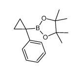 4,4,5,5-tetramethyl-2-(1-phenylcyclopropyl)-1,3,2-dioxaborolane Structure