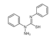 2,4-DIPHENYL-3-THIOSEMICARBAZIDE structure