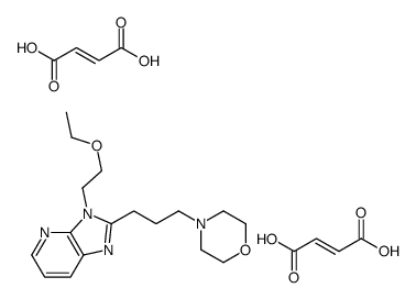 (E)-but-2-enedioic acid,4-[3-[3-(2-ethoxyethyl)imidazo[4,5-b]pyridin-2-yl]propyl]morpholine Structure