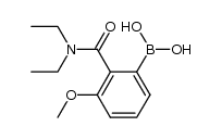 3-methoxy-2-(N,N-diethylcarboxamido)phenylboronic acid Structure