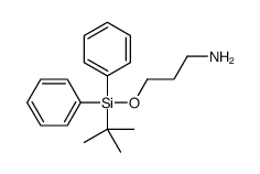 3-[tert-butyl(diphenyl)silyl]oxypropan-1-amine Structure