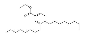 ethyl 3,4-dioctylbenzoate结构式