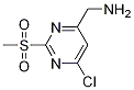 6-氯-N-甲基-2-(甲基磺酰基)嘧啶-4-胺结构式