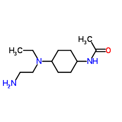 N-{4-[(2-Aminoethyl)(ethyl)amino]cyclohexyl}acetamide结构式
