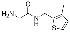 (S)-2-AMino-N-(3-Methyl-thiophen-2-ylMethyl)-propionaMide结构式