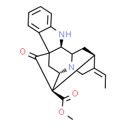 (19E)-19,20-Didehydro-1-demethyl-17-oxoajmalan-16-carboxylic acid methyl ester Structure
