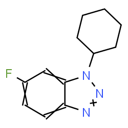 1-Cyclohexyl-6-fluoro-1,2,3-benzotriazole structure