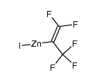 (perfluoroprop-1-en-2-yl)zinc(II) iodide Structure