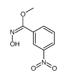 methyl N-hydroxy-3-nitrobenzenecarboximidate结构式