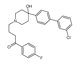 4-[4-[4-(3-chlorophenyl)phenyl]-4-hydroxypiperidin-1-yl]-1-(4-fluorophenyl)butan-1-one图片