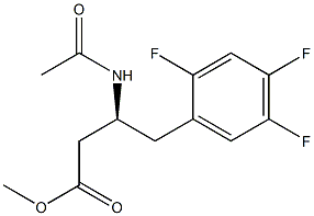 (S)-methyl 3-acetamido-4-(2,4,5-trifluorophenyl)butanoate picture