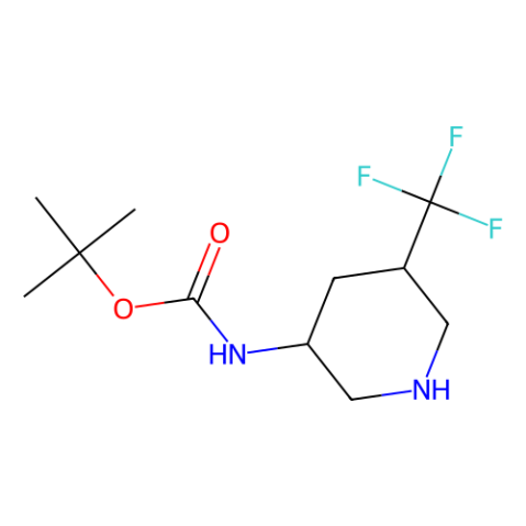 tert-butyl N-[5-(trifluoromethyl)piperidin-3-yl]carbamate picture