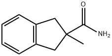 2-Methyl-indan-2-carboxylic acid amide结构式