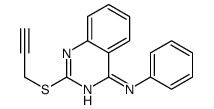 N-phenyl-2-prop-2-ynylsulfanylquinazolin-4-amine结构式