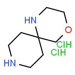 4-Oxa-1,9-diazaspiro[5.5]undecane dihydrochloride Structure