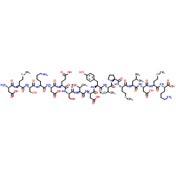 PLATELET DERIVED GROWTH FACTOR FRAGMENT 742-758 structure