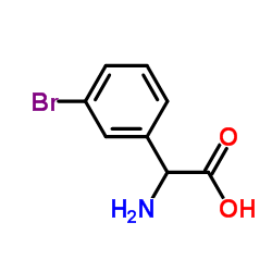 3-溴-DL-苯甘氨酸结构式