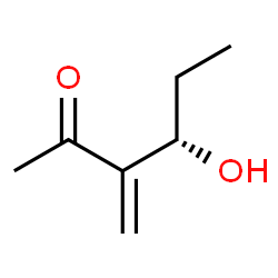 2-Hexanone, 4-hydroxy-3-methylene-, (S)- (9CI) structure