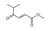 methyl 5-methyl-4-oxohex-2-enoate结构式