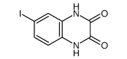 2,3-QUINOXALINEDIONE, 1,4-DIHYDRO-6-IODO-结构式