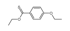 4-ethoxy-thiobenzoic acid O-ethyl ester Structure