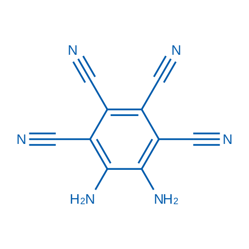 5,6-Diaminobenzene-1,2,3,4-tetracarbonitrile structure