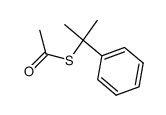 2-(2-phenyl)propyl thiolacetate Structure