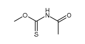N-(Acetyl)thiocarbamic acid O-methyl ester Structure