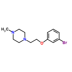 1-[2-(3-Bromophenoxy)ethyl]-4-methylpiperazine结构式